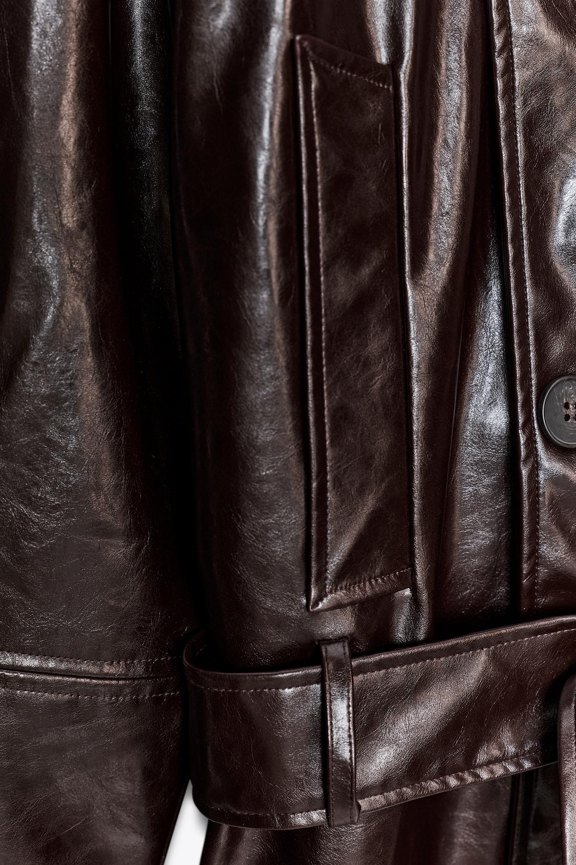 LONG SLEEVE LEATHER JACKET