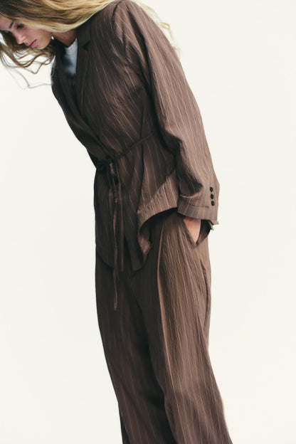 NELIYA SUIT SET BROWN