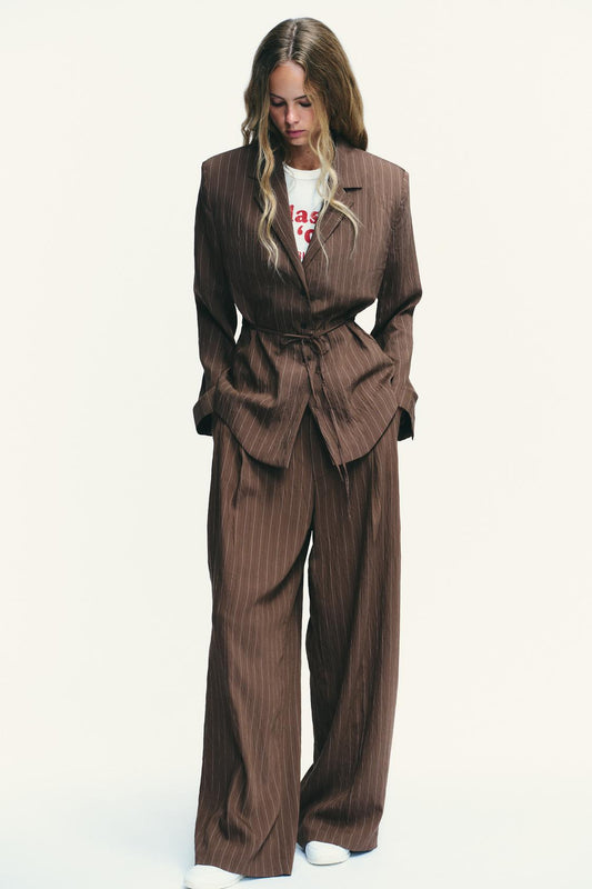 NELIYA SUIT SET BROWN