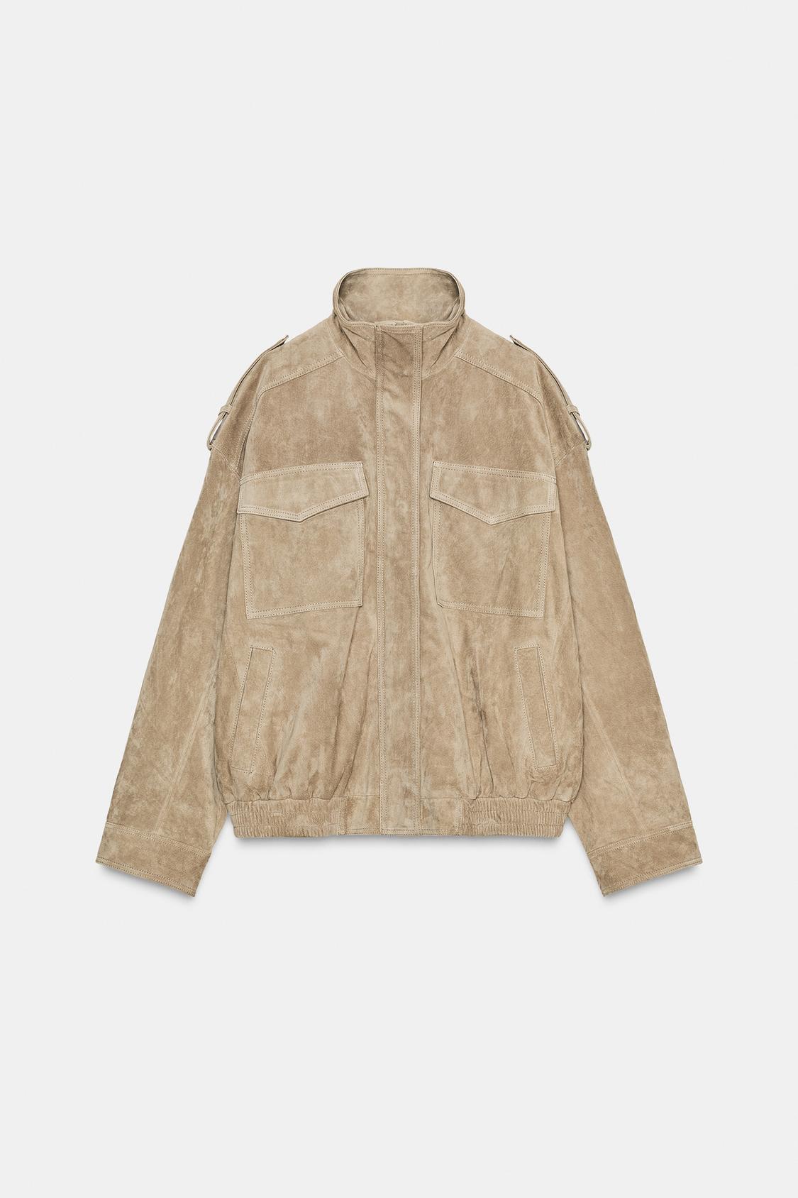 SAFARI SUEDE JACKET BEIGE
