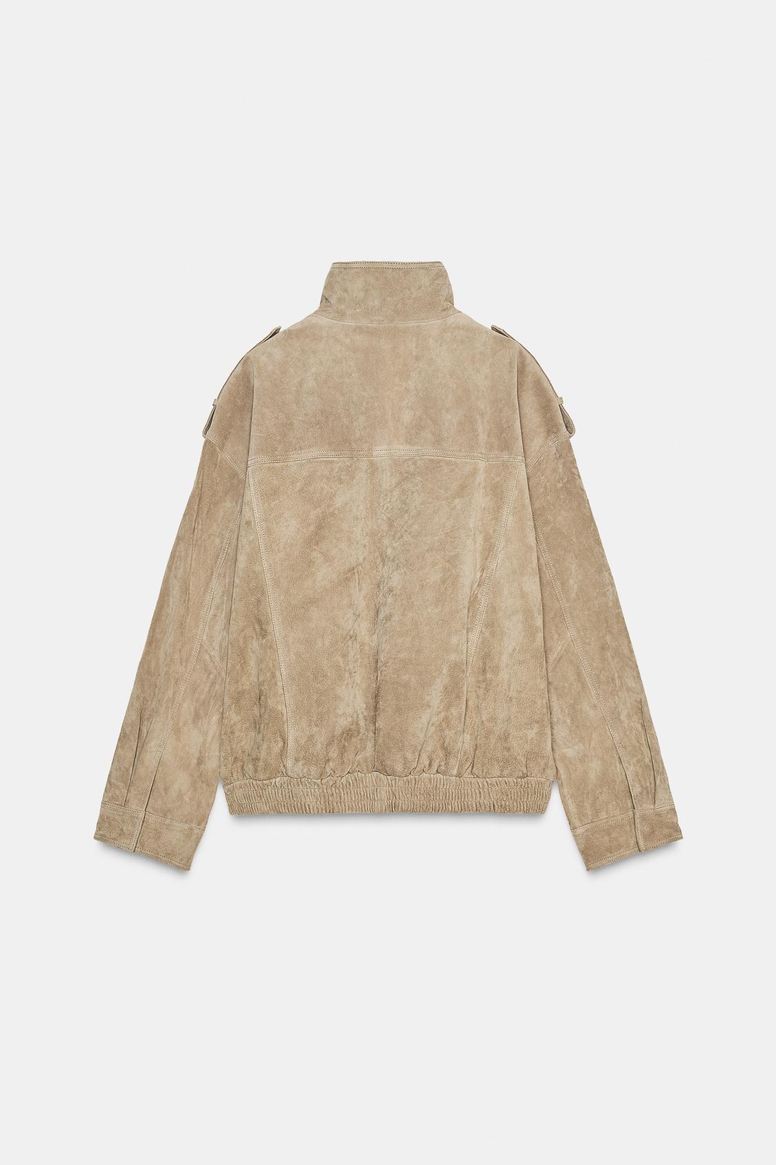 SAFARI SUEDE JACKET BEIGE