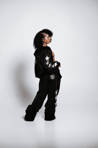 Star Velour Tracksuit Set