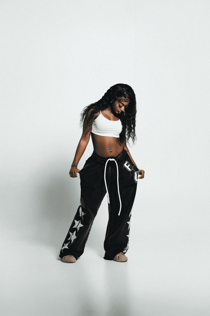 Star Velour Tracksuit Set