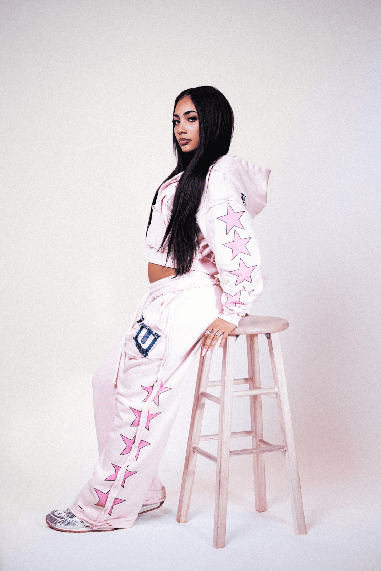 Star Velour Tracksuit Set