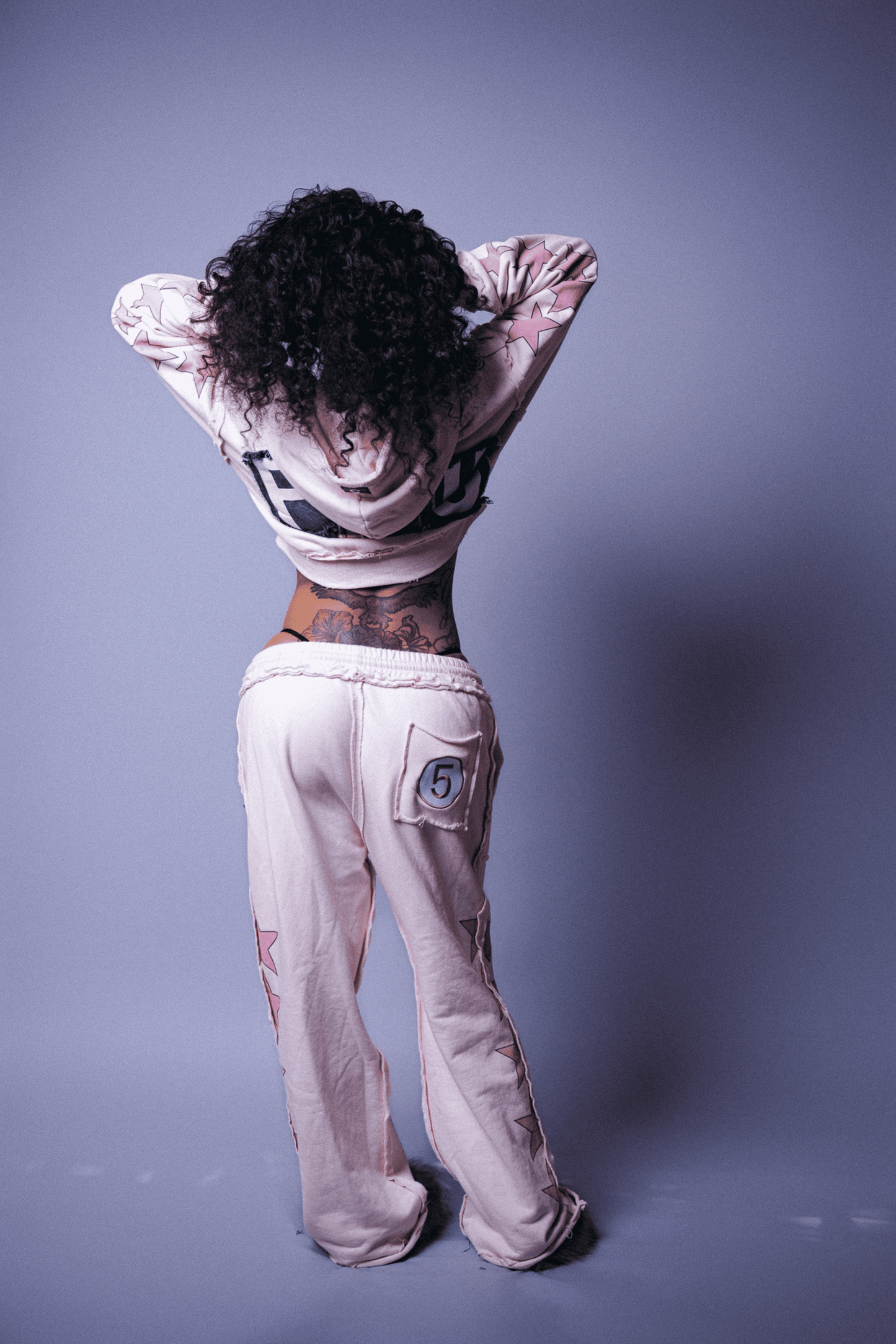 Star Velour Tracksuit Set