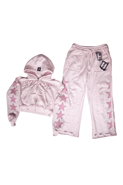 Star Velour Tracksuit Set