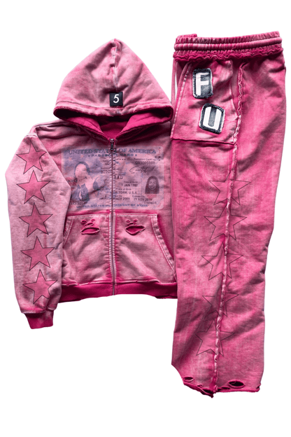 Star Velour Tracksuit Set