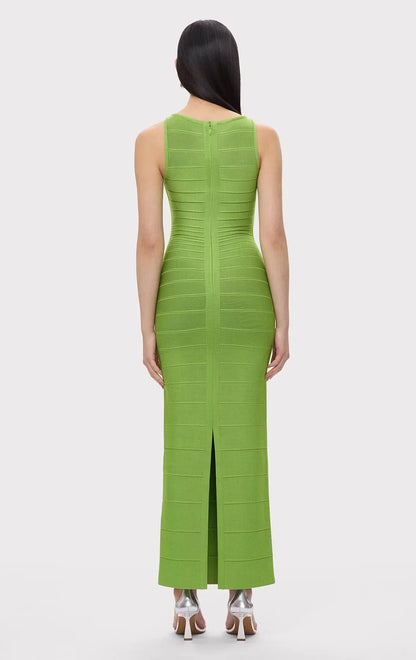 The Ivy Cutout Gown Green