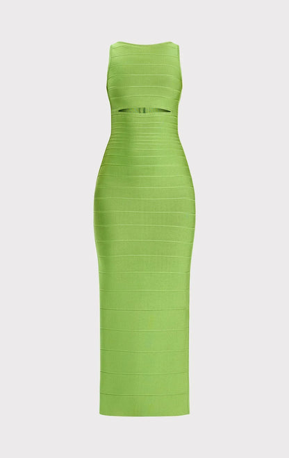 The Ivy Cutout Gown Green