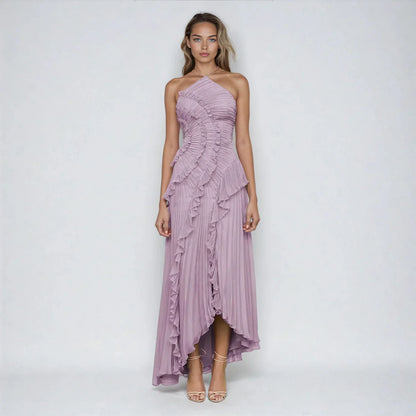The Elara Dress – Dusty Lavender
