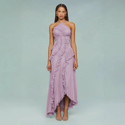 The Elara Dress – Dusty Lavender