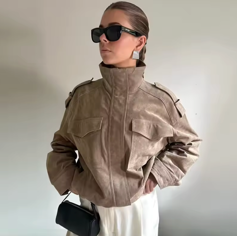 NELIYA ⎸ Meline Suede Jacket