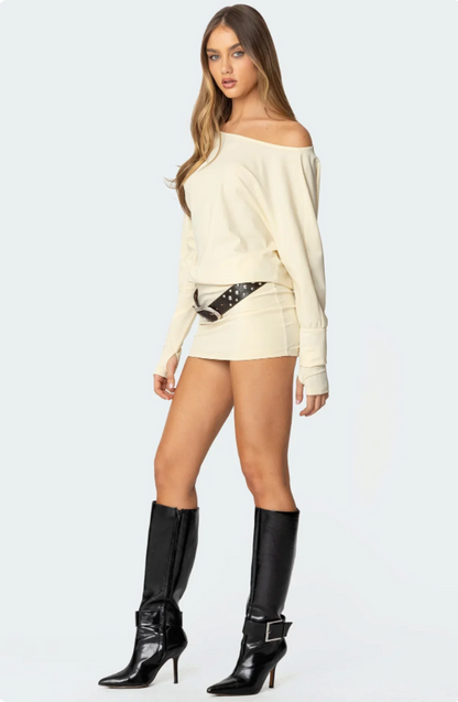 NELIYA™ ⎹ Open Back Mini Dress