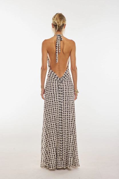 CHELSEA MAXI DRESS – ECLIPSE PRINT