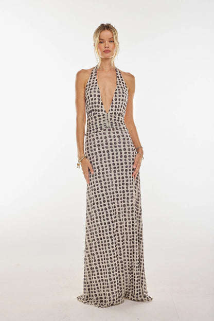 CHELSEA MAXI DRESS – ECLIPSE PRINT